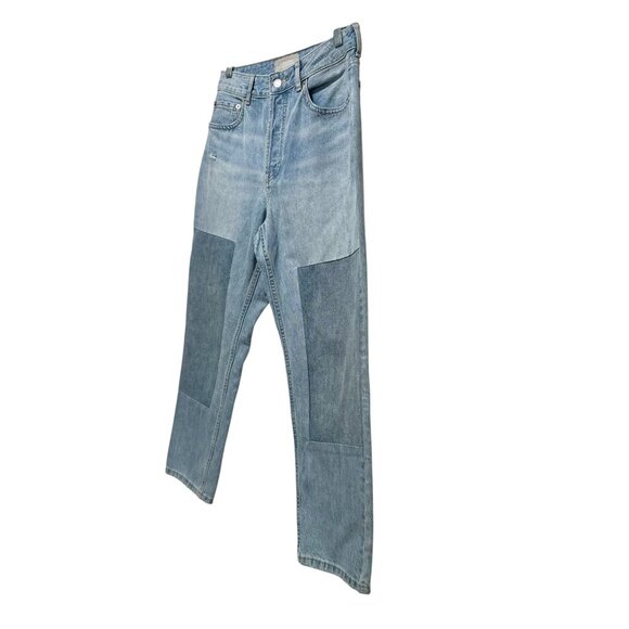 Everlane Curvy 90s Cheeky Straight Jeans Size 28 Blue Button Fly Organic Cotton - Picture 13 of 15